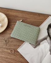 Kuta Woven Sage Green Purse